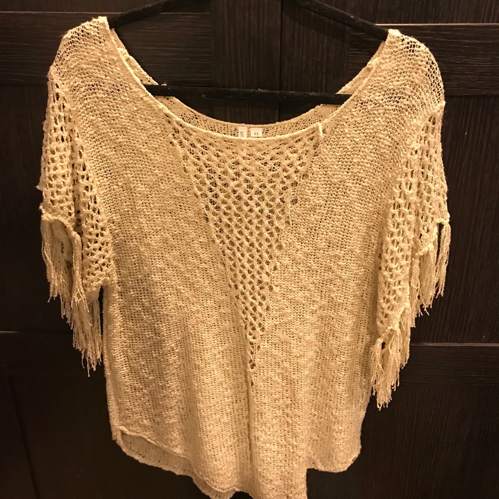 Rip Curl Crochet macrame top brand new